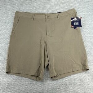Fourcast Golf Shorts Men's Sz 38 Actual 40 Brown Stretch Lightweight Performance